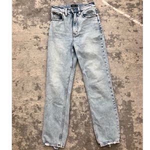 Abercrombie Acid Washed Straight Jeans